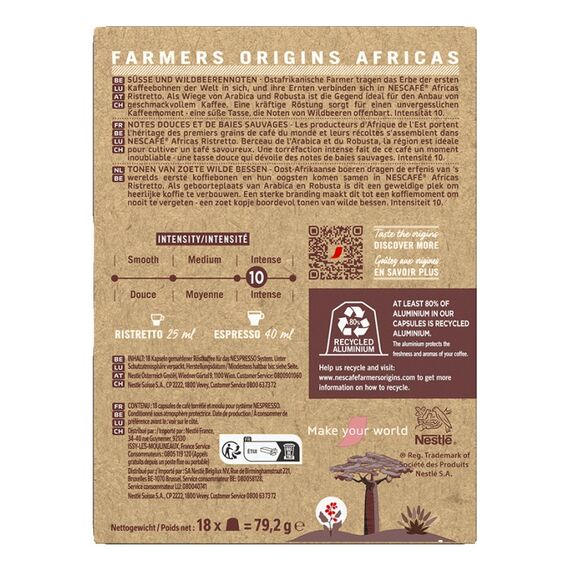 Nescafé Farmers Origins Kaffeekapseln Africas Kaffeekapsel 18 Stück(e), 4 image