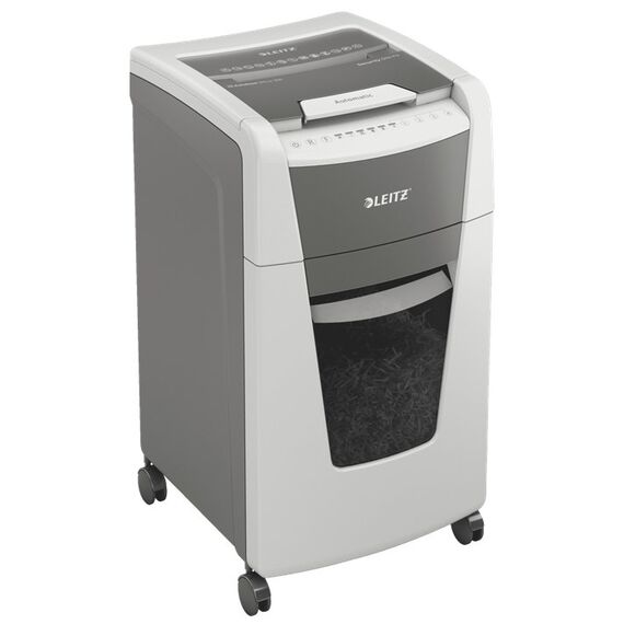 Leitz Automatischer Aktenvernichter Partikelschnitt-Zerkleinerung 55 dB 22 cm Weiß, 12 image