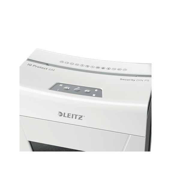 Leitz 80950000 Aktenvernichter Mikrogeschnittene Zerkleinerung 55 dB Grau, Weiß, 9 image