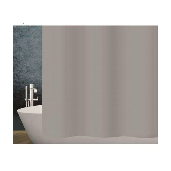 Diaqua Basic Duschvorhang Ring Polyester Grau