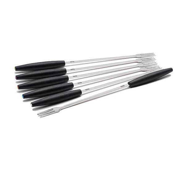 Stöckli 8301.06S Gabel Fonduegabel Kunststoff, Edelstahl 6 Stück(e)