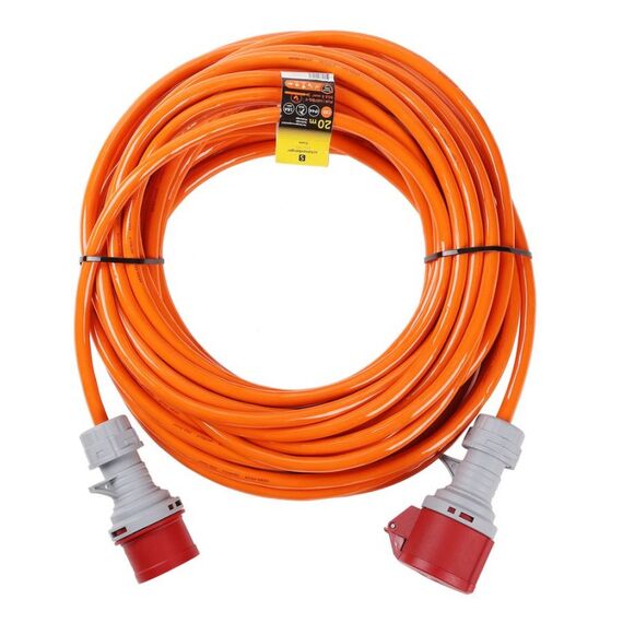 M. Schönenberger 85.441.516.20PUR Stromkabel Orange, Rot 20 m CEE16/5