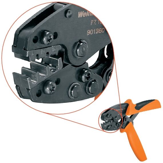 Weidmüller PZ 16 Crimpwerkzeug Schwarz, Gelb