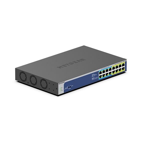 NETGEAR GS516UP Unmanaged Gigabit Ethernet (10/100/1000) Power over Ethernet (PoE) Grau, 2 image