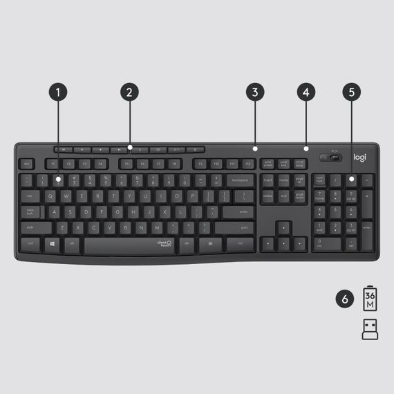 Logitech MK295 Silent, 5 image