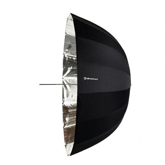 Elinchrom 26353 Fotostudio-Reflektor Regenschirm Schwarz, Silber