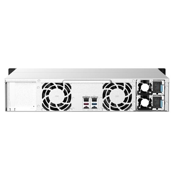 QNAP TS-1273AU-RP-8G NAS & Speicherserver Rack (2U) Ryzen Embedded V1500B 8 GB DDR4 0 TB QNAP QTS Aluminium, Schwarz, 3 image