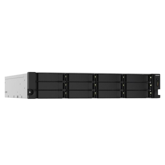 QNAP TS-1232PXU-RP NAS Rack (2U) Annapurna Labs AL324 4 GB DDR4 0 TB QNAP QTS Schwarz