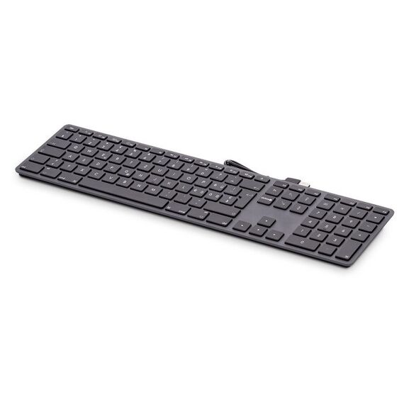 LMP 18240 Tastatur Universal USB QWERTZ Grau