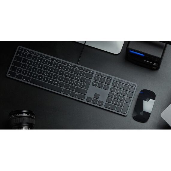 LMP 18240 Tastatur Universal USB QWERTZ Grau, 2 image