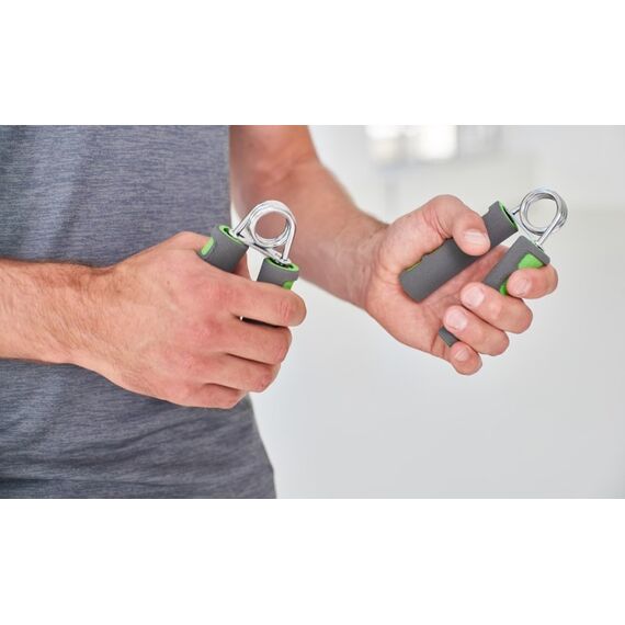 Schildkröt Fitness Handmuskeltrainer Schwarz, Grün, Edelstahl Griffverstärker