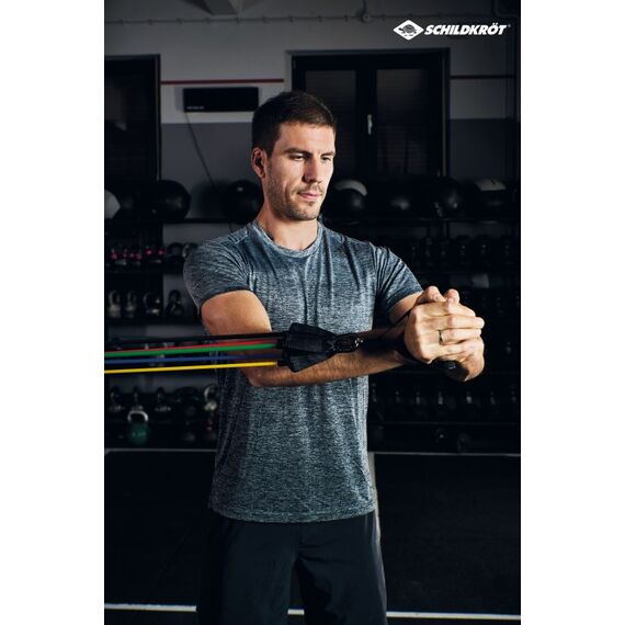 Schildkröt Fitness 960125 Handgreifer Schwarz Anpassbar, 4 image