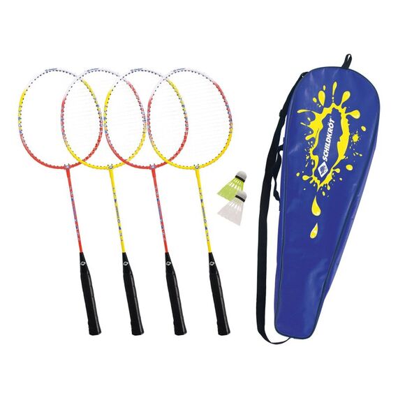 Schildkröt Funsports 970909 Badmintonschläger Stahl Mehrfarbig 4 Stück(e)