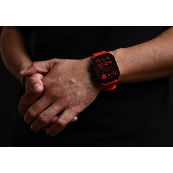 Vonmählen AWS00169 Intelligentes tragbares Accessoire Band Rot Silikon, 7 image