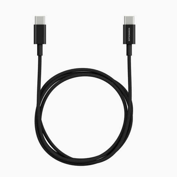Vonmählen CCA00003 USB Kabel USB 2.0 1 m USB C 60 W Schwarz, Farbe: Schwarz, Länge: 1 m
