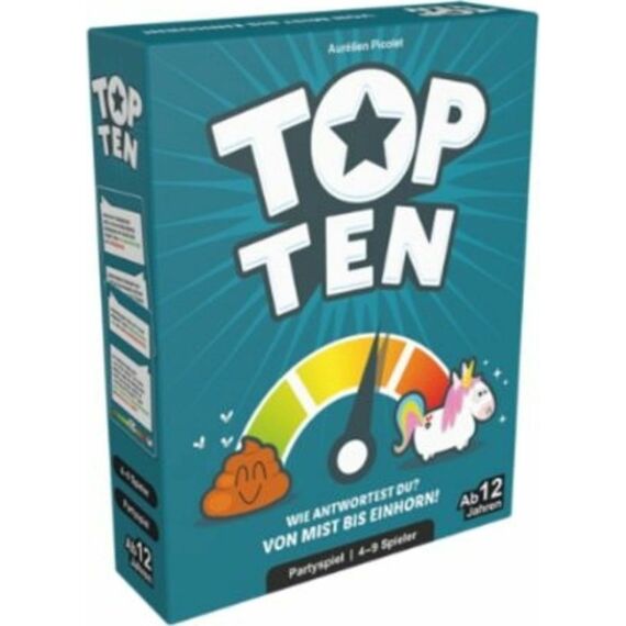 Asmodee Top Ten Kartenspiel Party