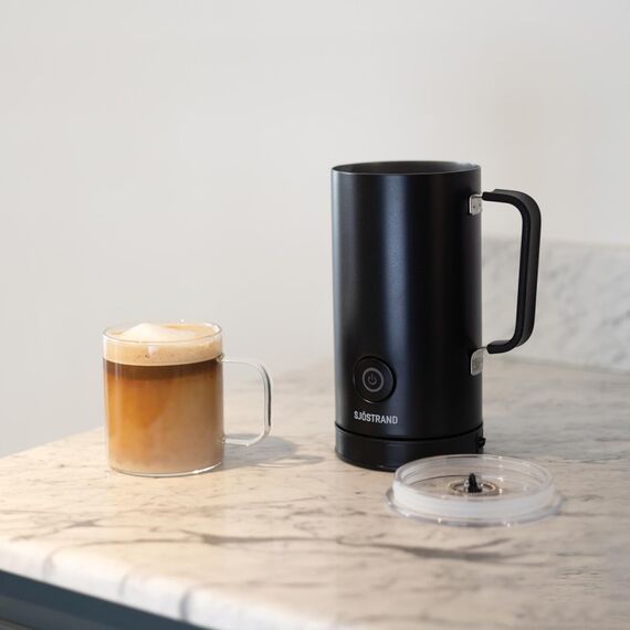 Sjöstrand Coffee F1-BL-CH-A Milchschäumer/-wärmer Automatischer Milchaufschäumer/-wärmer Schwarz, 2 image