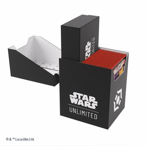 Asmodee Star Wars: Unlimited Soft Crate - Black/White Deck-Box, 3 image