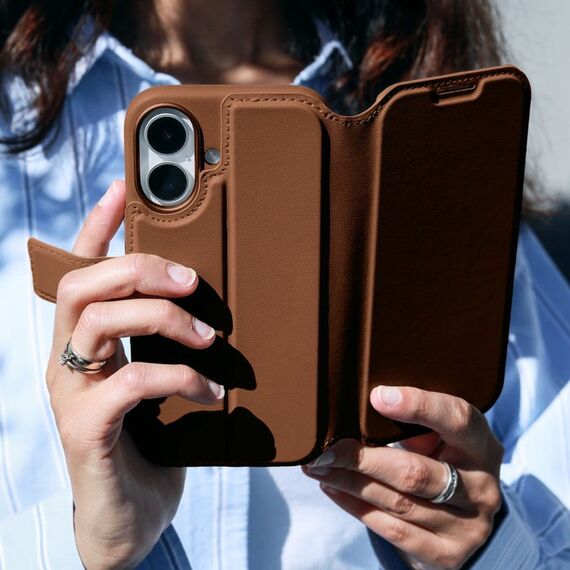 Vonmählen Vegan Leather Folio Handy-Schutzhülle 16 cm (6.3") Braun, 2 image