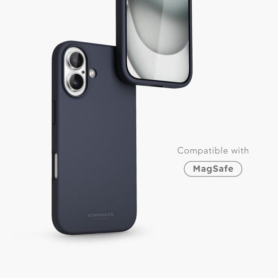 Vonmählen Soft Silicone Case Handy-Schutzhülle 15,5 cm (6.1") Cover Navy, Farbe: Navy, 2 image