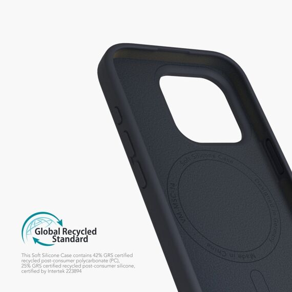 Vonmählen Soft Silicone Case Handy-Schutzhülle 16 cm (6.3") Cover Navy, Farbe: Navy, 4 image