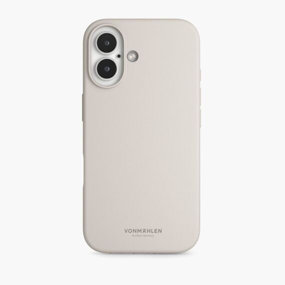 Vonmählen Soft Silicone Case Handy-Schutzhülle 15,5 cm (6.1") Cover Cremefarben, Farbe: Cremefarben