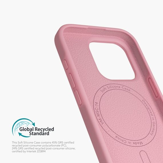 Vonmählen Soft Silicone Case Handy-Schutzhülle 17,5 cm (6.9") Cover Pink, Farbe: Pink, 4 image