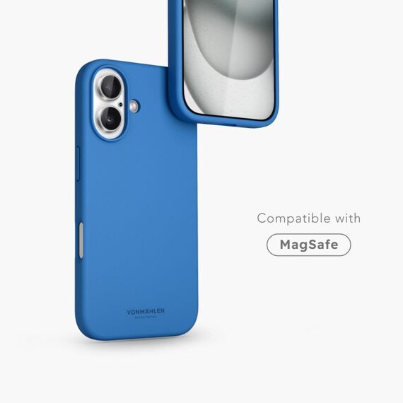 Vonmählen Soft Silicone Case Handy-Schutzhülle 15,5 cm (6.1") Cover Blau, Farbe: Blau, 2 image