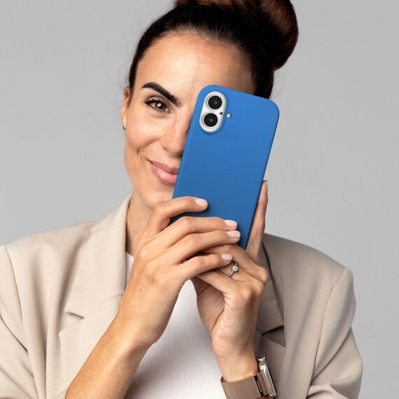 Vonmählen Soft Silicone Case Handy-Schutzhülle 15,5 cm (6.1") Cover Blau, Farbe: Blau, 3 image