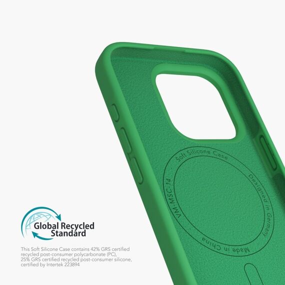Vonmählen Soft Silicone Case Handy-Schutzhülle 16 cm (6.3") Cover Grün, Farbe: Grün, 4 image