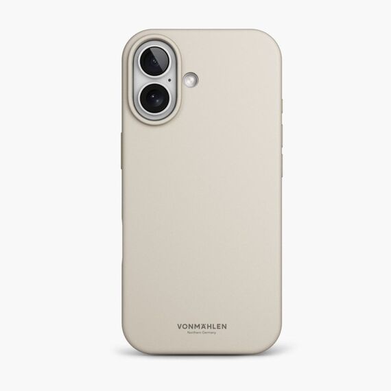 Vonmählen Soft Silicone Case Handy-Schutzhülle 16 cm (6.3") Cover Cremefarben, Farbe: Cremefarben