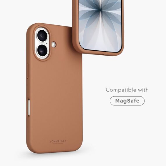 Vonmählen Soft Silicone Case Handy-Schutzhülle 16 cm (6.3") Cover Hellbraun, Farbe: Hellbraun, 2 image