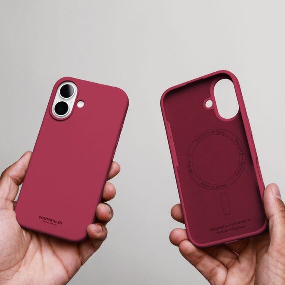 Vonmählen Soft Silicone Case Handy-Schutzhülle 16 cm (6.3") Cover Rot, Farbe: Rot, 3 image