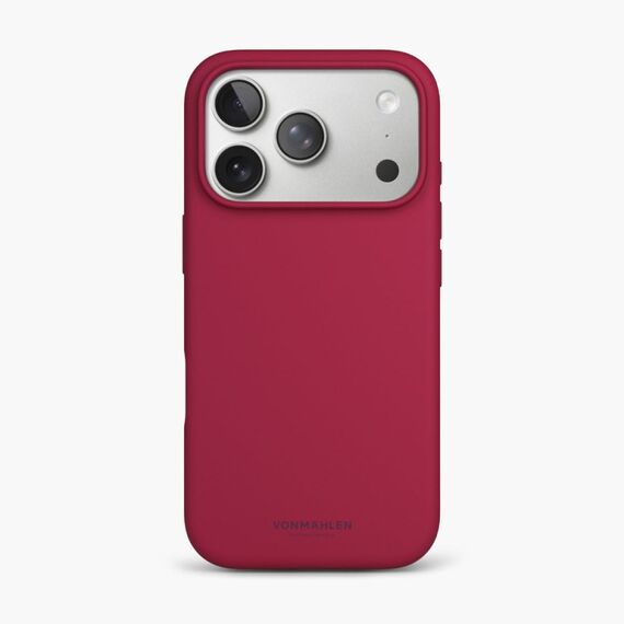 Vonmählen Soft Silicone Case Handy-Schutzhülle 16 cm (6.3") Cover Rot, Farbe: Rot