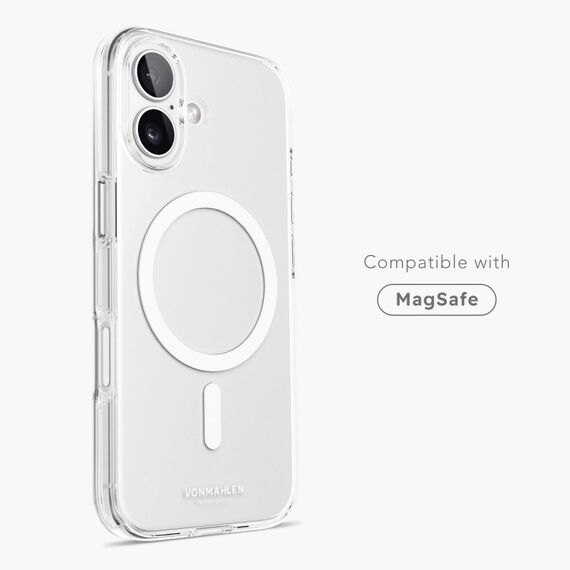 Vonmählen Transparent Case2 Handy-Schutzhülle 16 cm (6.3") Cover Transparent, Weiß, 3 image