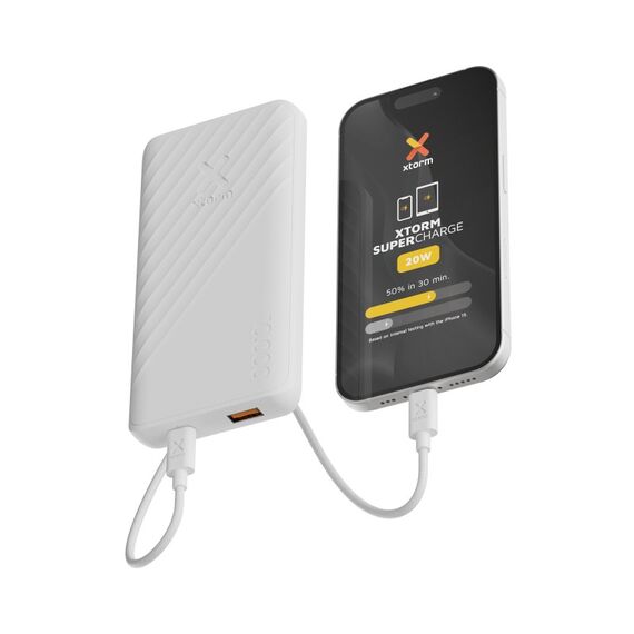 Xtorm XG2E107 Powerbank 10000 mAh Weiß, Farbe: Weiß, 7 image