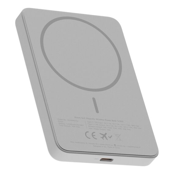 Xtorm XG2WPE057 Powerbank Lithium Polymer (LiPo) 5000 mAh Kabelloses Aufladen Weiß, Farbe: Weiß