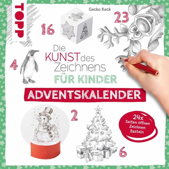 TOPP Verlag Die Kunst Des Zeichnens Für Kinder Adventskalender