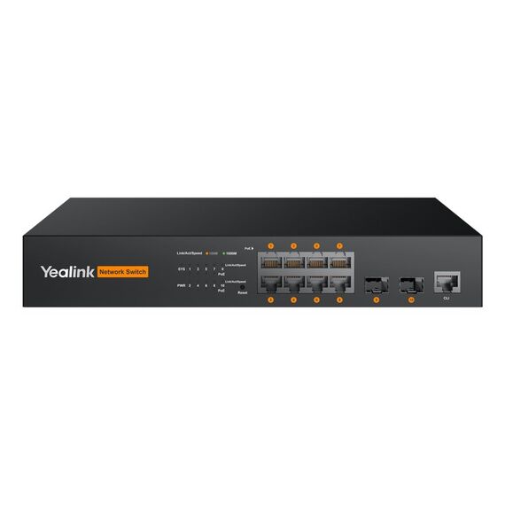 Yealink RCH80 Managed L2+ Power over Ethernet (PoE) Schwarz