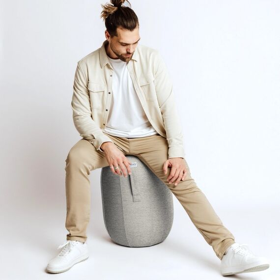 VLUV KAPSUL STOV Sitting ball Betonfarbe, Farbe: Betonfarbe, 5 image