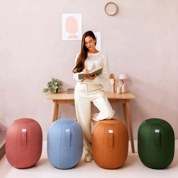 VLUV KAPSUL NEW LEIV Sitting ball Hellblau, Farbe: Hellblau, 9 image