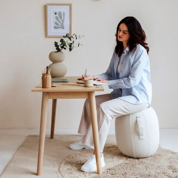 VLUV KAPSUL DIVA Sitting ball Weiß, Farbe: Weiß, 8 image