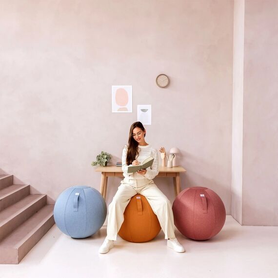 VLUV BOL Sitting ball Hellblau, Farbe: Hellblau, 8 image