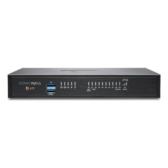 SonicWall TZ670 Firewall (Hardware) Desktop 5 Gbit/s