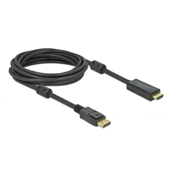 DeLOCK Aktives DisplayPort 1.2 zu HDMI Kabel 4K 60 Hz 5 m