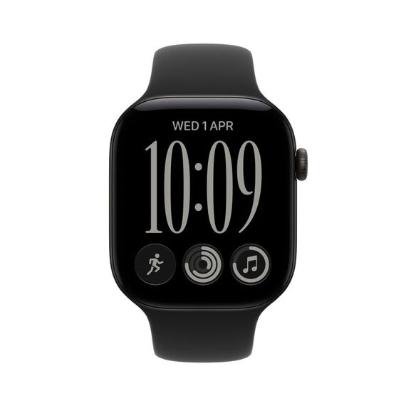 Apple Watch Series 12 OLED 46 mm Digital 416 x 496 Pixel Touchscreen Schwarz WLAN GPS, 2 image