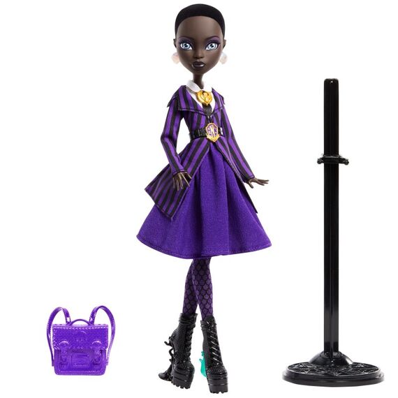 Monster High x Wednesday-Sammelpuppe, Bianca Barclay in Nevermore Academy-Uniform, 4 image