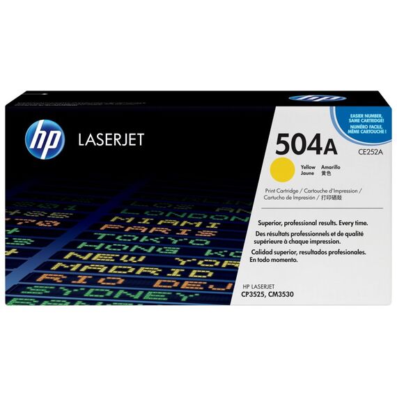 HP 504A Gelb Original LaserJet Tonerkartusche, 2 image