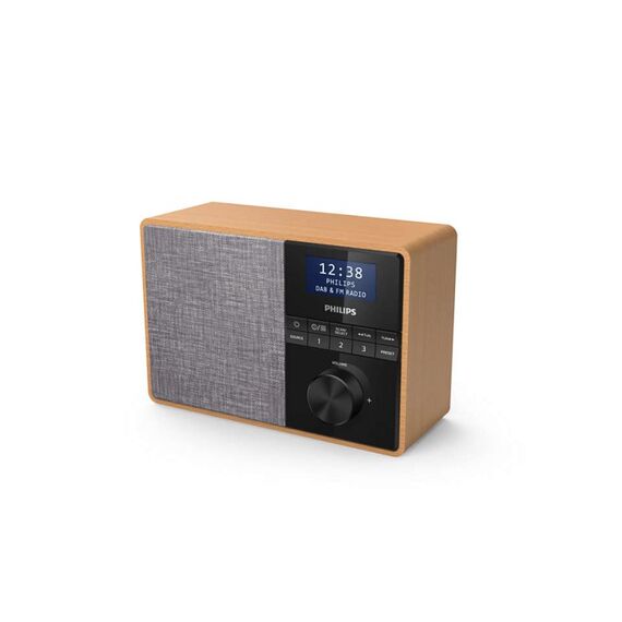 Philips TAR5505/10 Radio Tragbar Digital Schwarz, Grau, Holz, 3 image