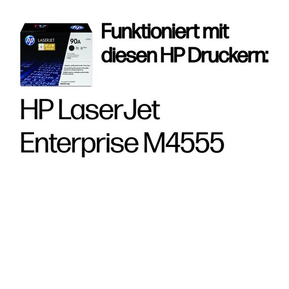 HP 90A Schwarz Original LaserJet Tonerkartusche, 2 image